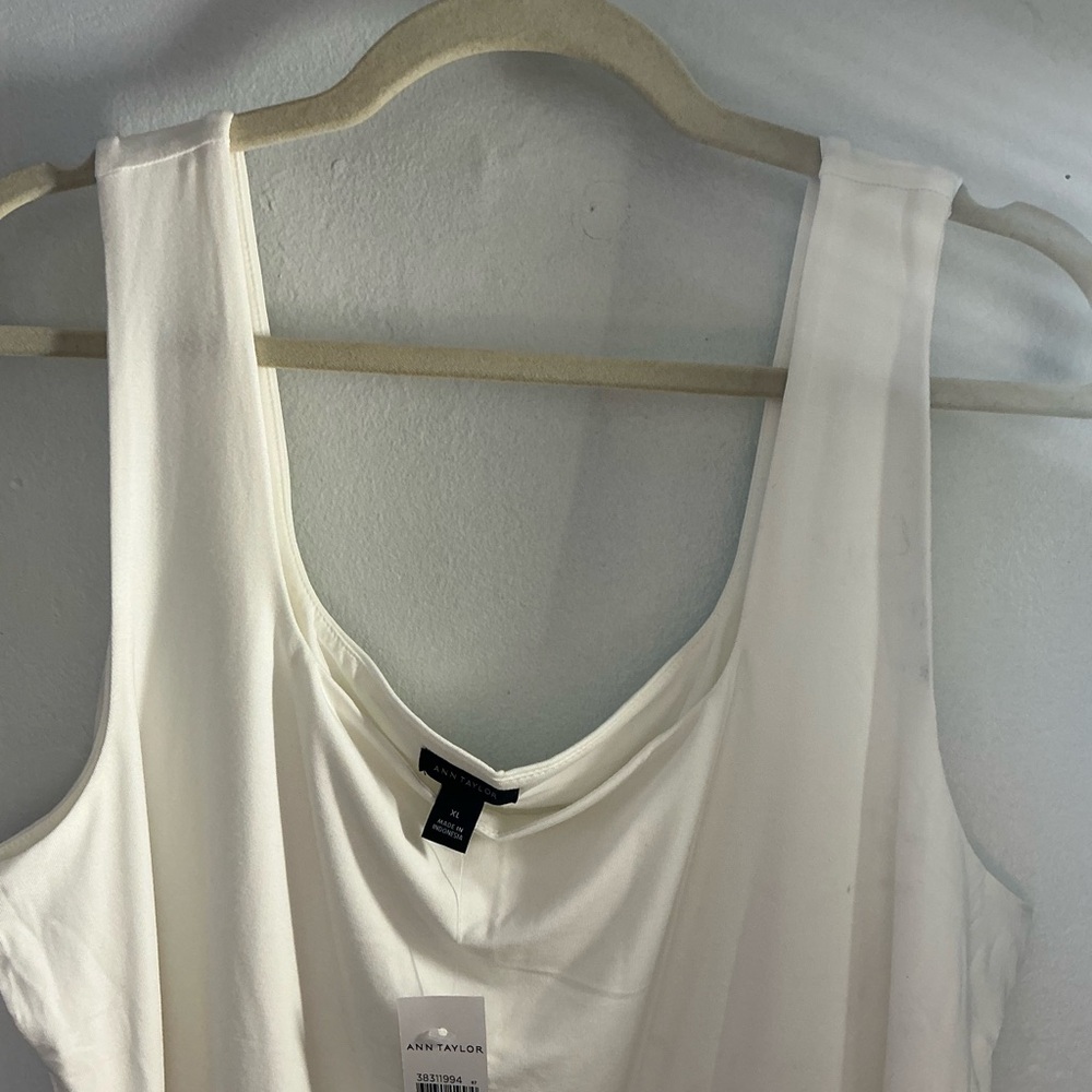 Ann Taylor white Crewneck Tee size XL - Picture 4 of 16